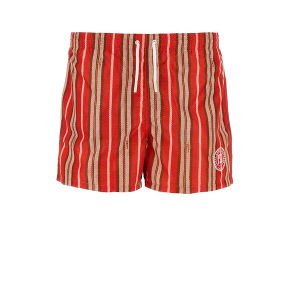 Fendi Men Printed Stretch Nylon Swimming Shorts